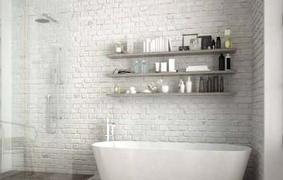 Как очистить камень, установленный в ванной и кухне?